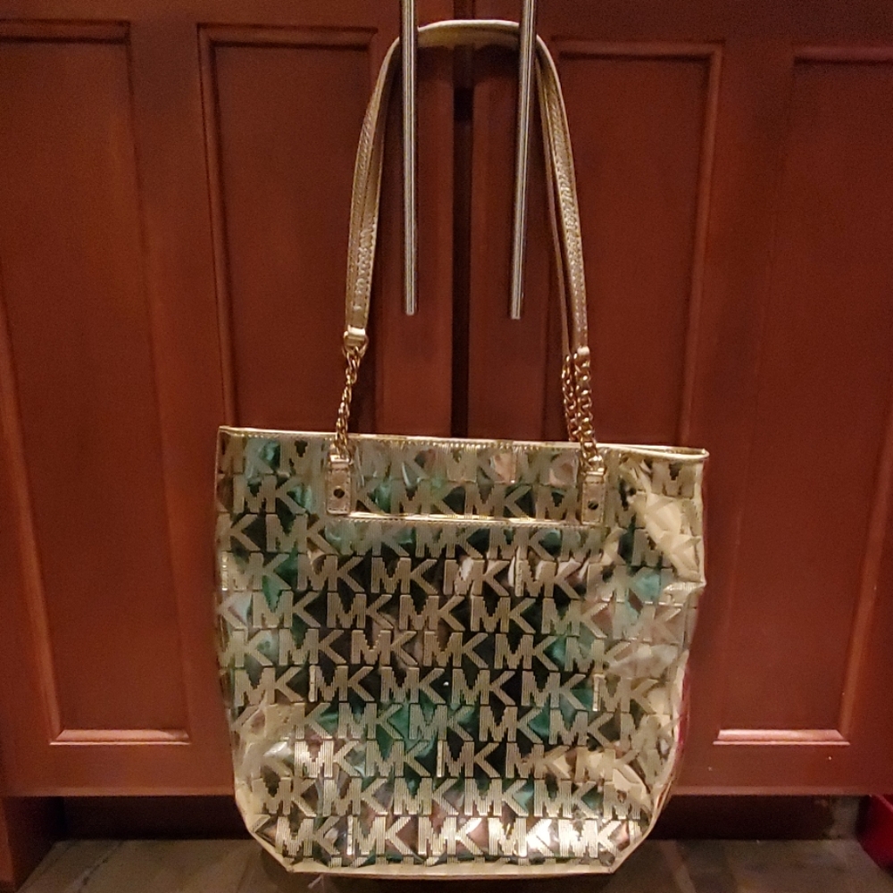 Gold Metallic Michael Kors Bag